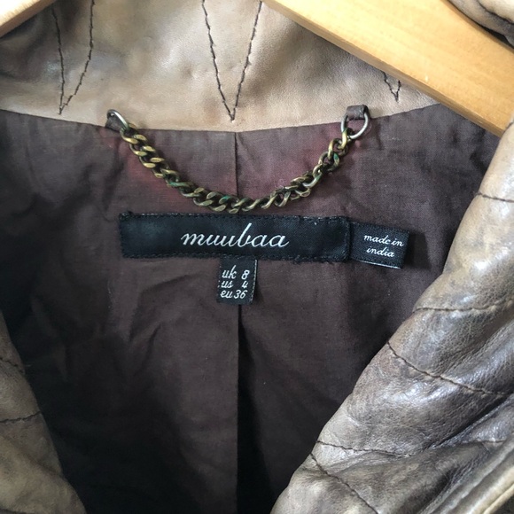 Muubaa Leather Jacket - Picture 4 of 5